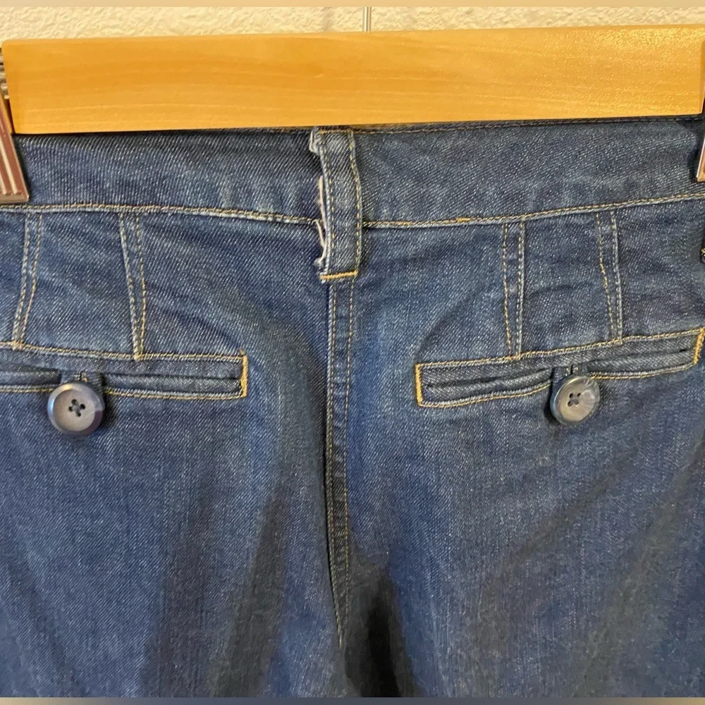 Talbots Women's Blue Denim Stretch Capri Jeans